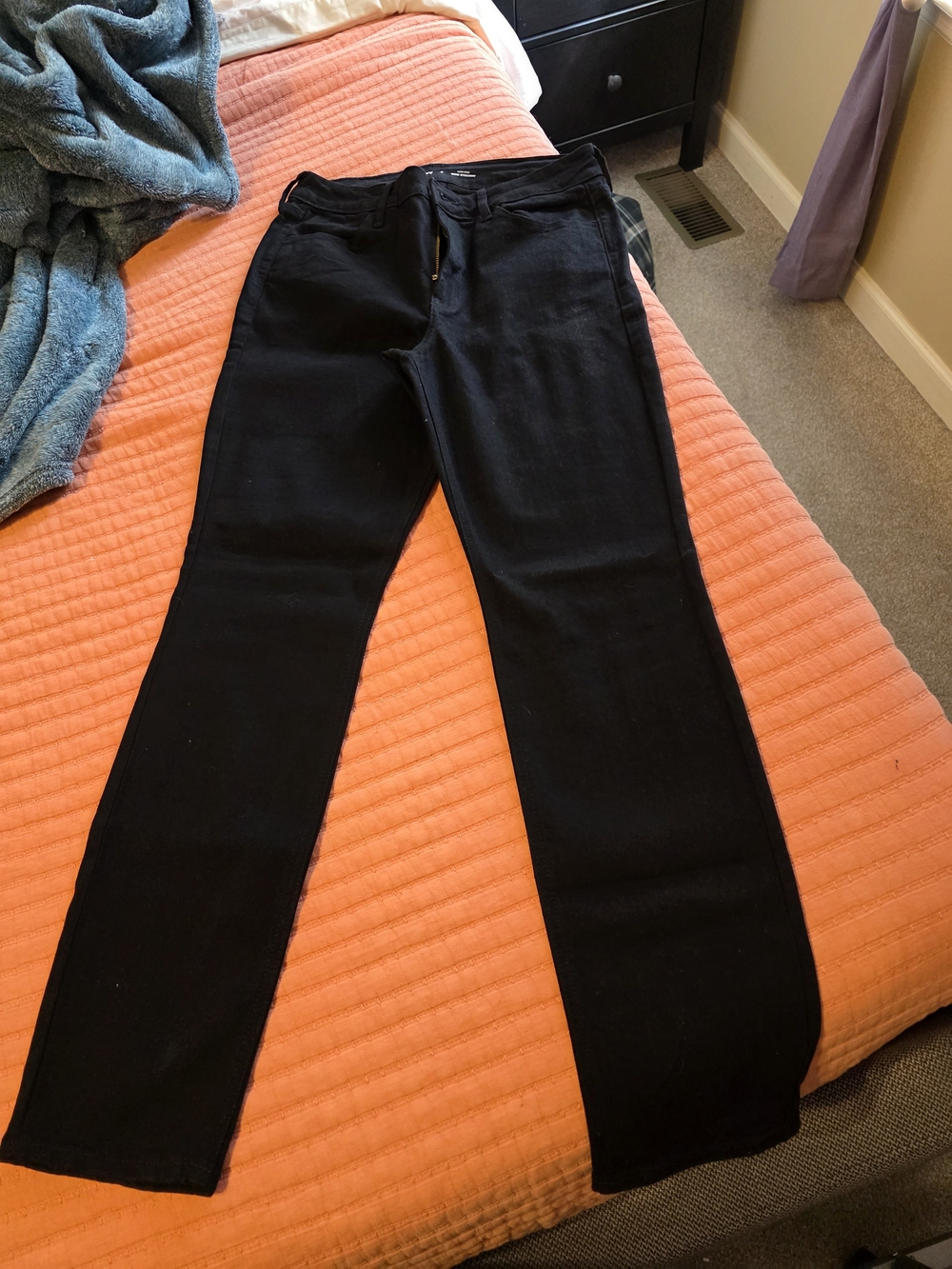 Old Navy Black High-Rise Wow Straight Jeans NWOT